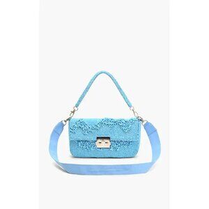 Azure Blue Skyline Shoulder Bag